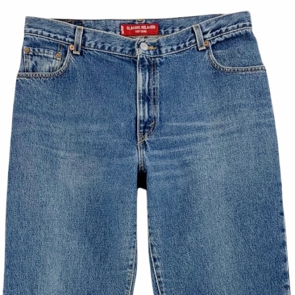 Levi’s Woman's 550 Classic Relaxed Blue Jeans Tapered Leg - Picture 6 of 16
